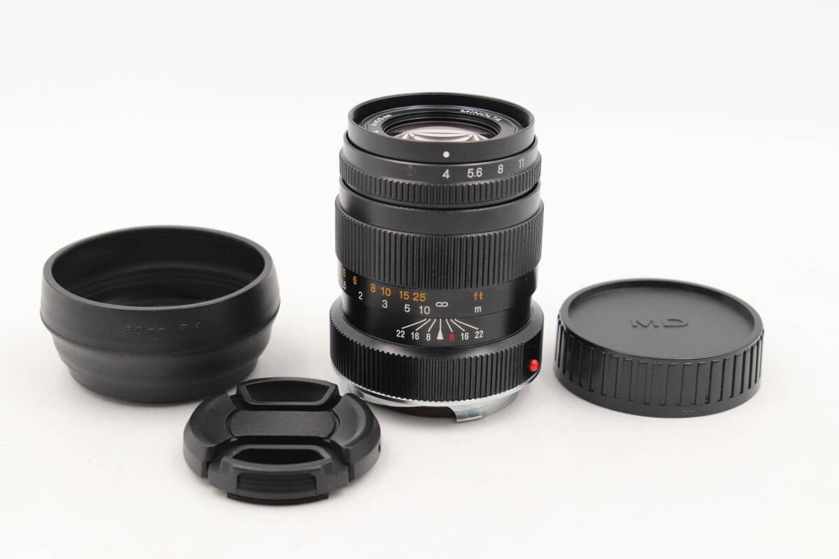 Minolta M-ROKKOR 90mm f/4 Leica M-mount MF SLR camera lens (z14647