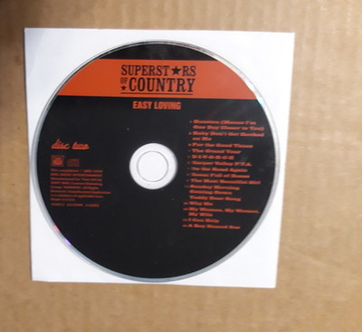 TIME LIFE - SUPERSTARS OF COUNTRY: EASY LOVING (CD 2005) Disc 2 only (DISC ONLY)