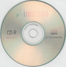 10 Imation 1X-52X CD-R 700MB 80 Min Blank Media Disc