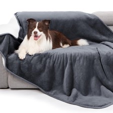 gogobunny Waterproof Bed Blanket, Reversible Sherpa Fleece Throw Blanket for ...