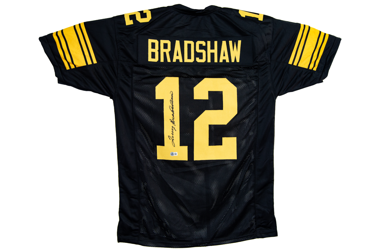 Terry Bradshaw Autographed Signed Pittsburgh Steelers Custom Black Pittsburgh Jersey (Beckett - BAS) 