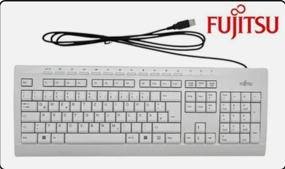 Fujitsu Eingabe-Set | Tastatur KB521DE | Lasermaus M520 | USB | Deutsch | NEU!! - Bild 2 von 4