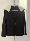 Reebok Medium Black Jacket With Silver Hardware And Fleece Lining — photo 1