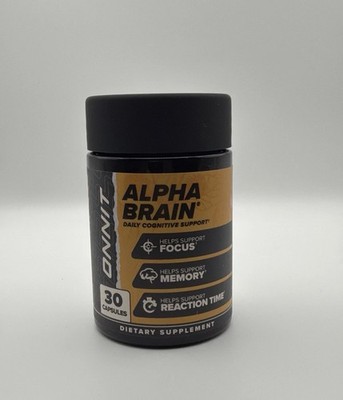 Onnit Alpha Brain Capsules - 30 Count EXP 8/27