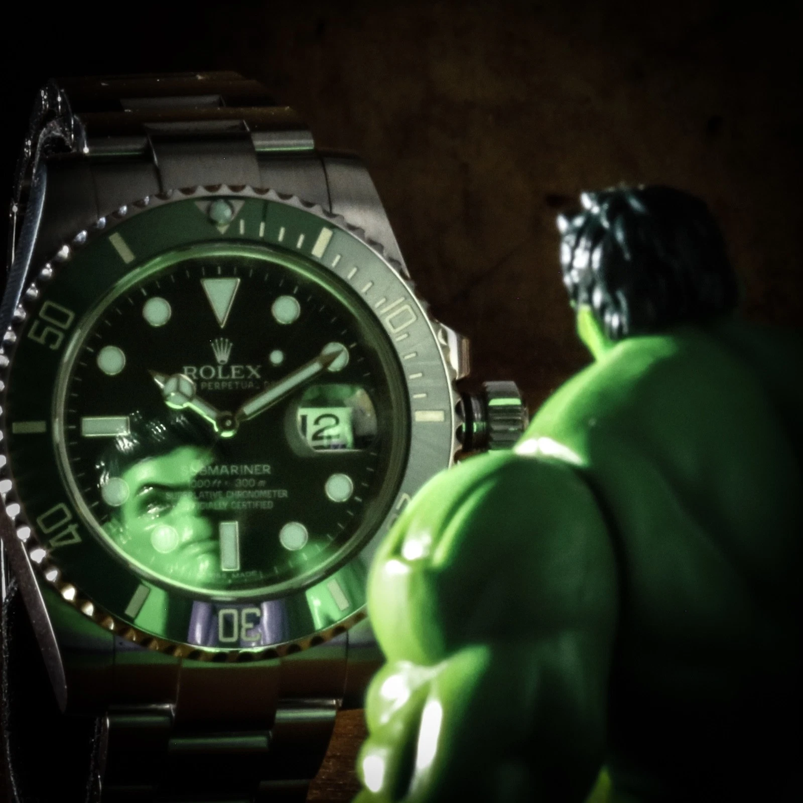 Rolex Submariner 126610LV Silver Oyster Bracelet with Green Bezel