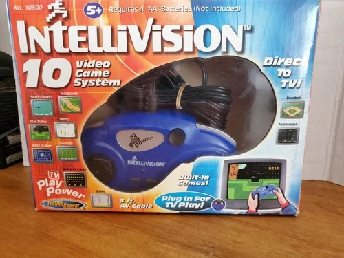 2003 INTELLIVISION 10 VIDEO GAME SYSTEM TV POWER PLAY ORIGINAL BOX - TESTED