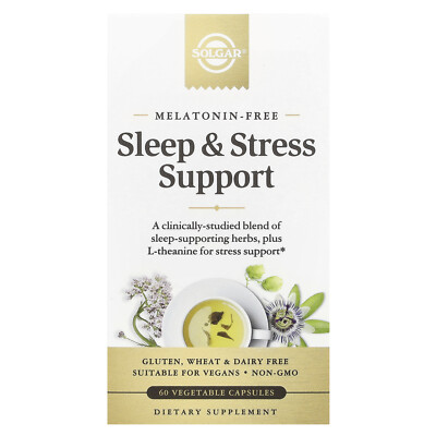 Sleep & Stress Support, 60 Vegetable Capsules