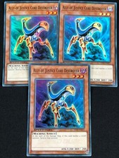 YUGIOH ALLY OF JUSTICE CORE DESTROYER STP2-EN011 SUPER x3 (NM)