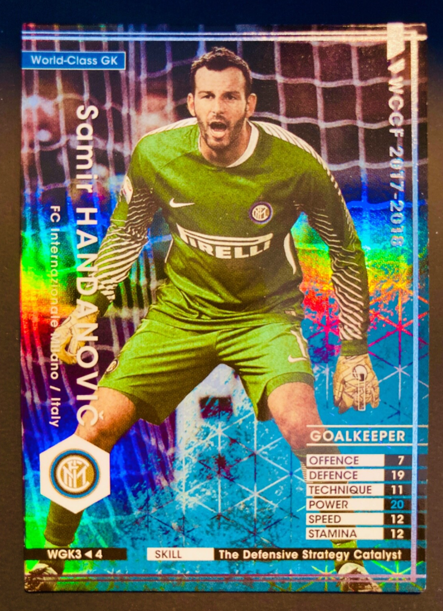 2017-18 Panini SEGA WCCF World Class GK Samir Handanovic Inter