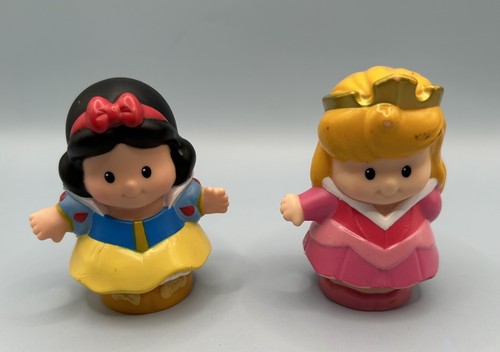Disney Princess Little People Lot of 2 Fisher Price Snow White Aurora