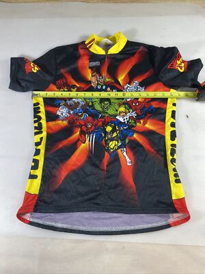 Pearl Izumi Marvel Comics cycling jersey medium m (7351) | eBay