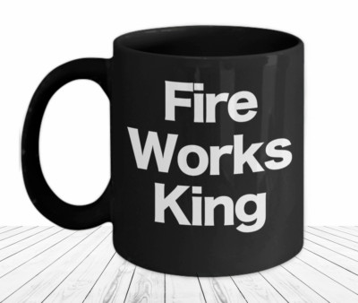 Fireworks King Mug Explosive Backyard Show Director Blow Up Lights 4th of July