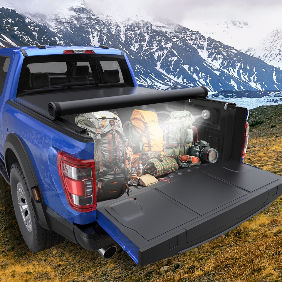 For 93-04 Ford Ranger Flareside / Splash Truck Bed Roll up 6FT Tonneau ...