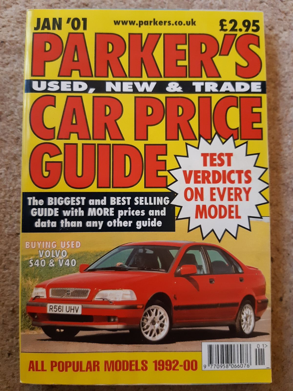 Parkers Car Price Guide January 2001 eBay