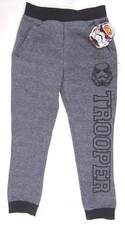 34.00 Boy s Star Wars TROOPER Gray Fleece Jogging Pant / PJ Pants S, M, L, XL