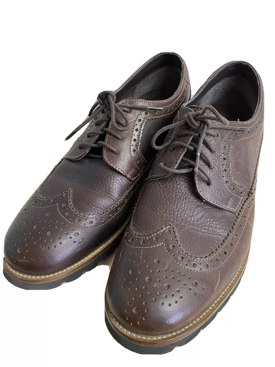 virtual Hablar con Baya 11 Rockport Adiprene By Adidas Leather Wingtip Oxford Dress Shoes | eBay