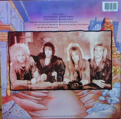 Riot / ThunderSteel 1988 US LP CBS Associated Records BFZ 44232