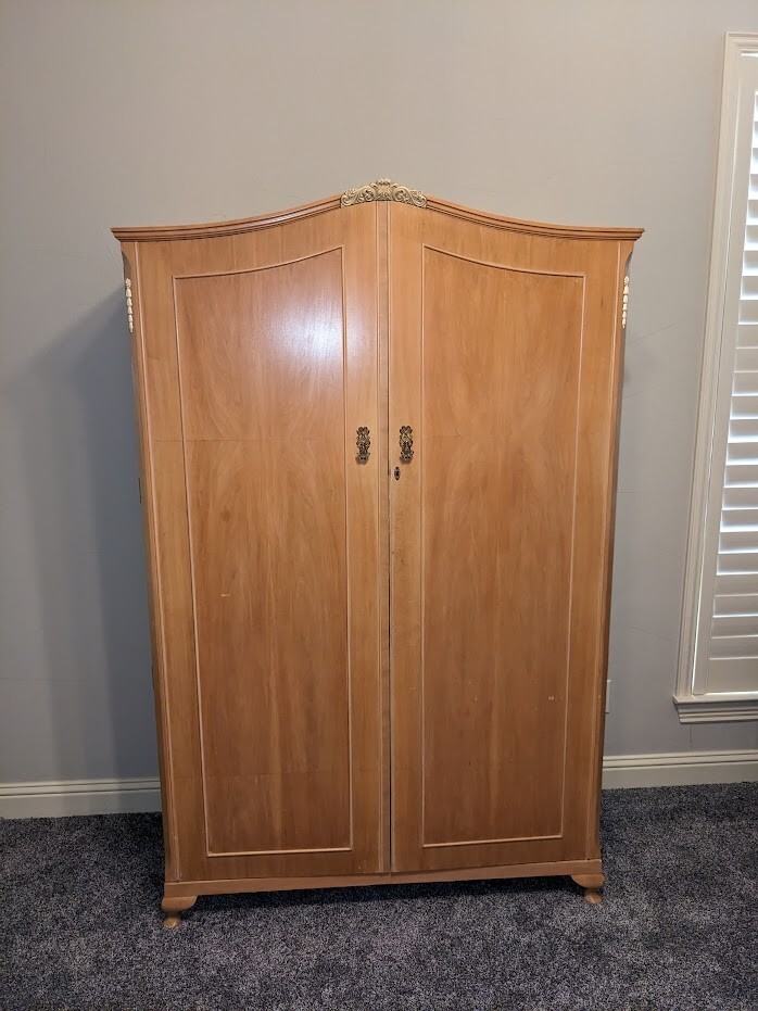 1940's Wardrobe, The Walnut Cabinet Works, London, England