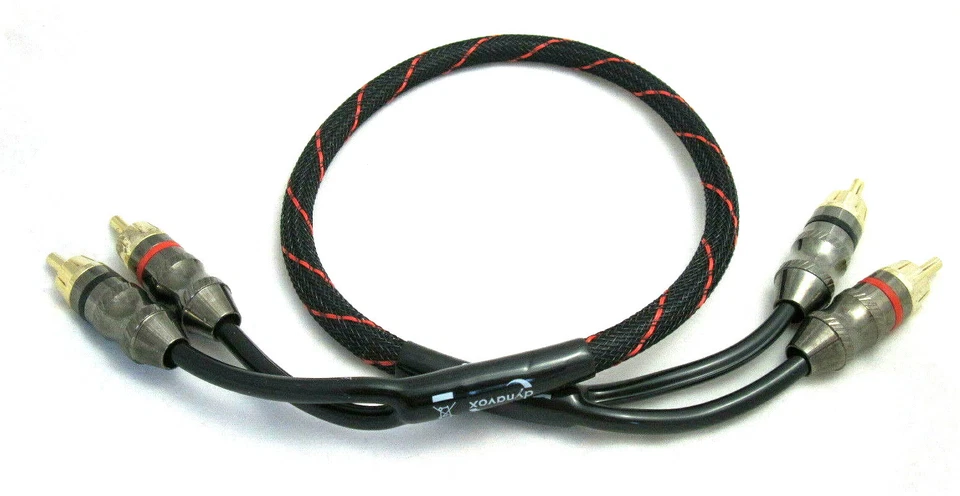 Dynavox Perfect Sound 0,75m RCA Cinchkabel Chinch Stecker 75cm Audio OFC