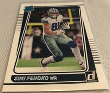2021 Panini Donruss Football Simi Fehoko Dallas Cowboys Rated Rookie #292