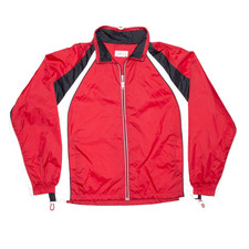 Vintage Studio Works Womens 90s Red Petite Colourblock Shell Jacket M