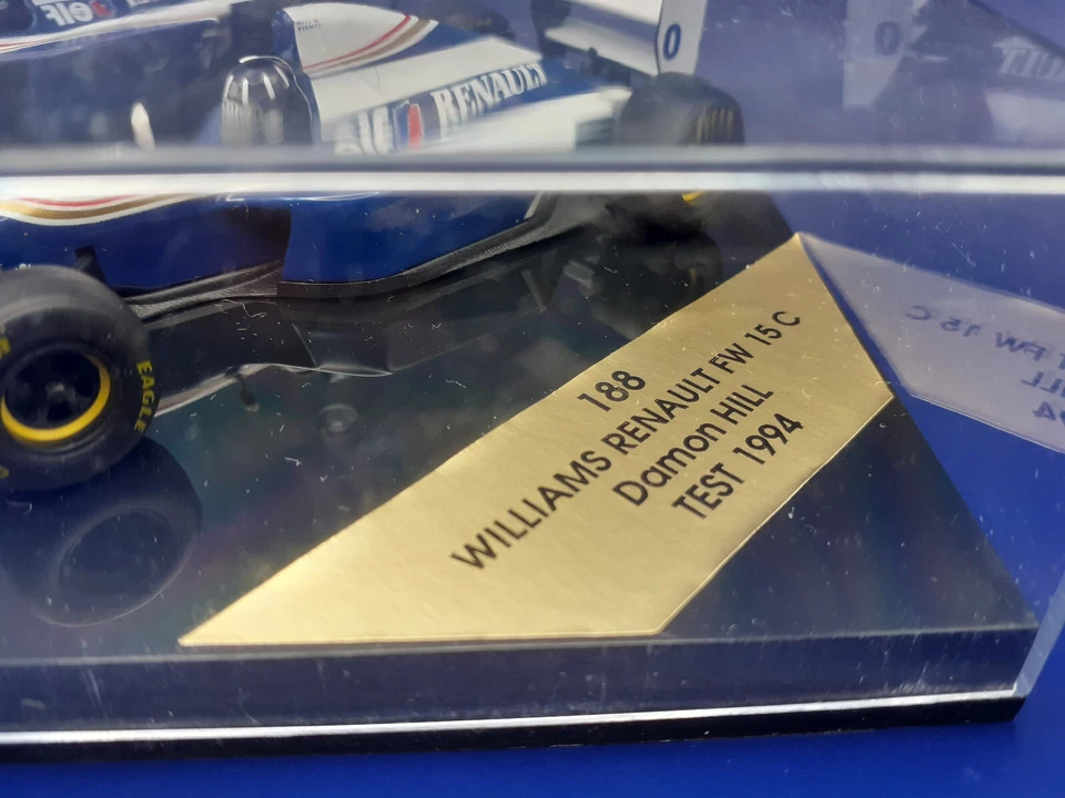 ONYX 188 Formula 1 1/43 Williams FW15 Damon Hill Test 1994 Modellino Auto F1 - Immagine 4 di 4