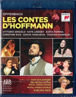 Blu-Ray OFFENBACH LES CONTES D'HOFFMANN Vittorio Grigolo Hampson Yoncheva Fomina