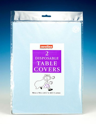SQUARE PAPER TABLE CLOTHS PACK OF 2 ASSORTED COLOURS FREE UK P+P party birthday - Picture 5 of 14