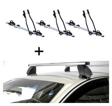 3x Fahrradtr&auml;ger SAGITTAR+Dachtr&auml;ger K1P Alu f&uuml;r f&uuml;r Mercedes A W168 5T&uuml;rer 97-0