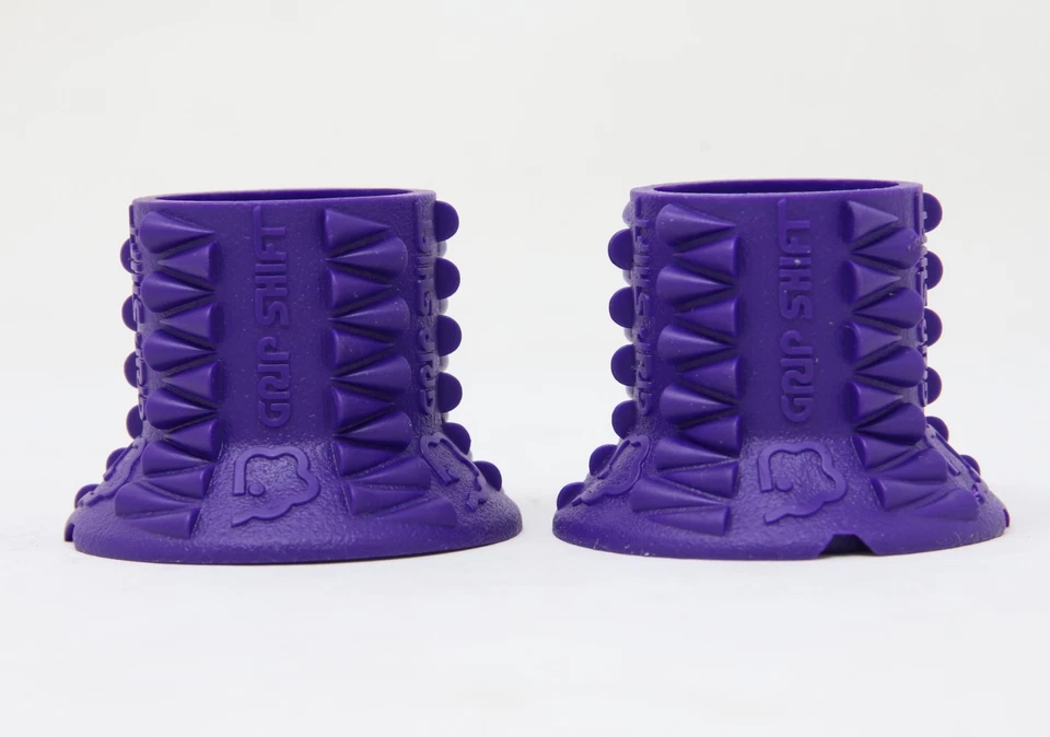 NOS SRAM GRIP SHIFT SHARK TOOTH GRIP COVERS PURPLE VINTAGE MTB OLD MOUNTAIN BIKE - Image 2 of 4