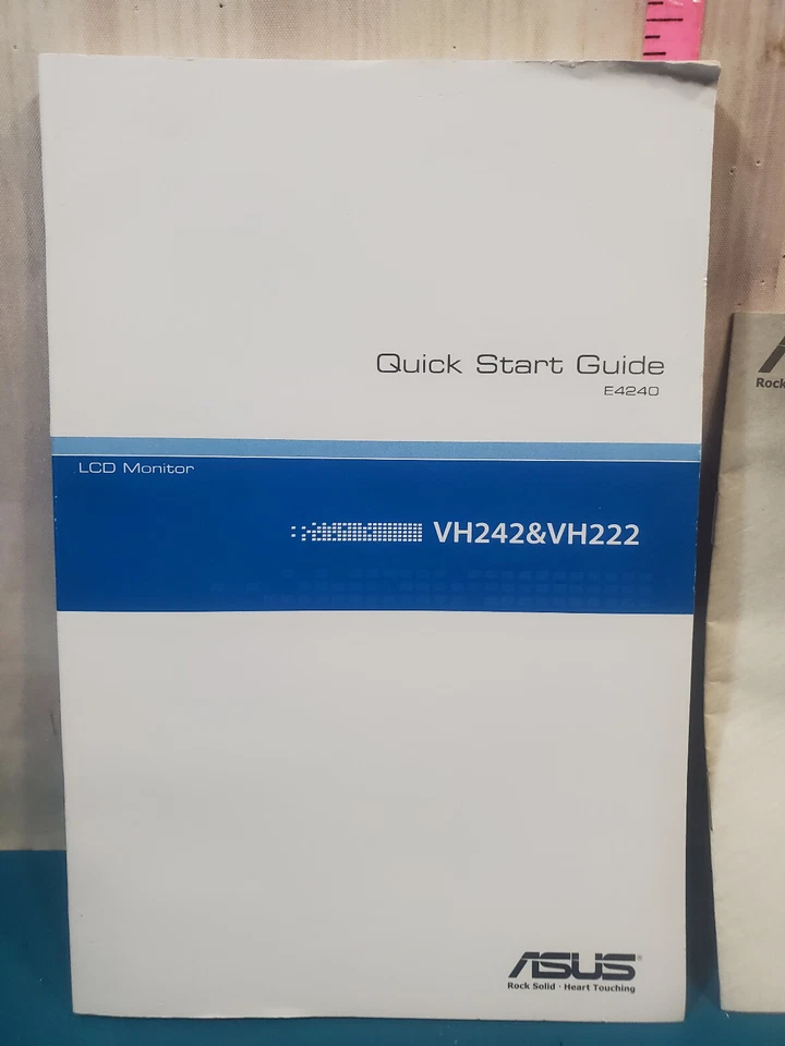 LCD MONITOR USER MANUAL GUIDE FOR ASUS E4240 VH242 VH222 SERIES - Image 2 of 4