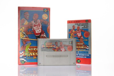 SFC Super Dunk Shot Game (JAP Import) Super Famicom Nintendo SNES