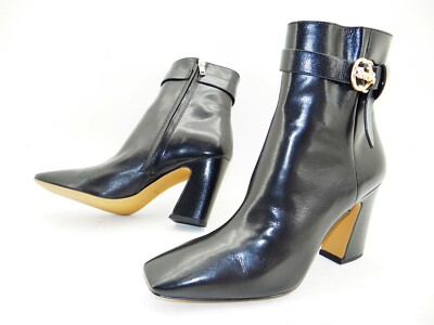 Coach TERI Damen Winter High Heel Stiefel Boots Stiefeletten Schwarz Gr.40 Leder