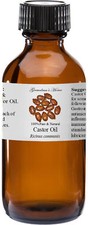 Castor Oil - 4 oz - 100 Pure and Natural - Free Shipping - US Seller