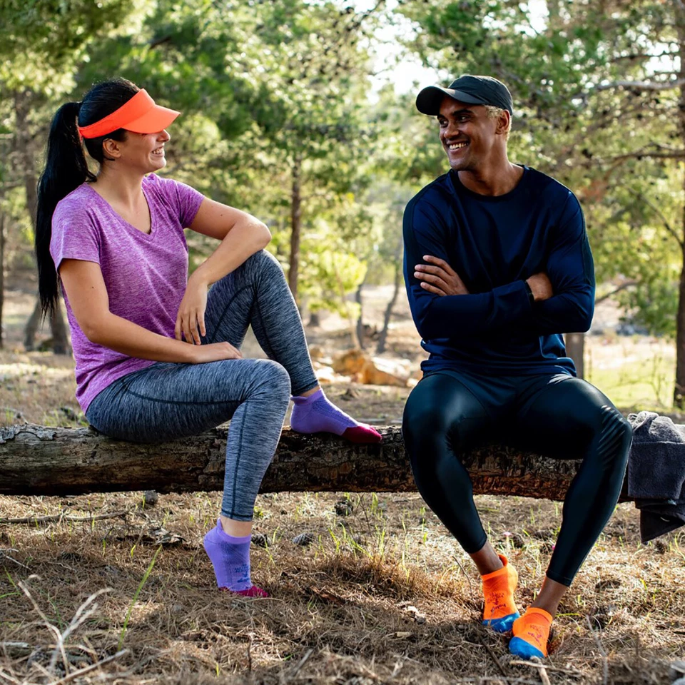 Balega Blister Resist No Show Running Socks - White - Image 3 of 4