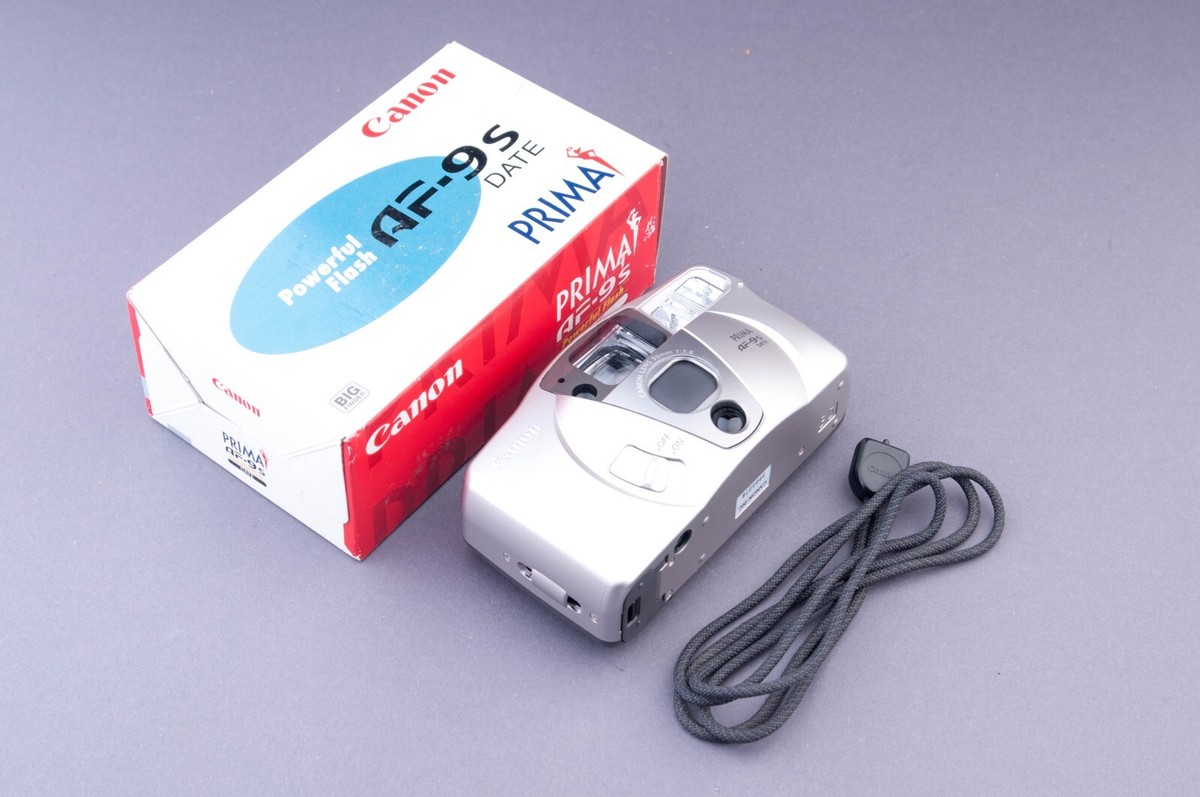 Canon AF-9s Date 35mm Point&Shoot Film Camera BOX | eBay