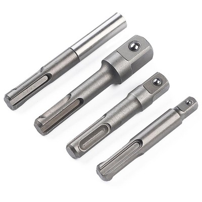 4pcs/set SDS Plus Socket Driver Kits Drill Bit Adapter Conversion Sleeve