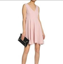 NWT New 325 Sandro Pink Paris Fit-and-flare Dress Size 2 US S