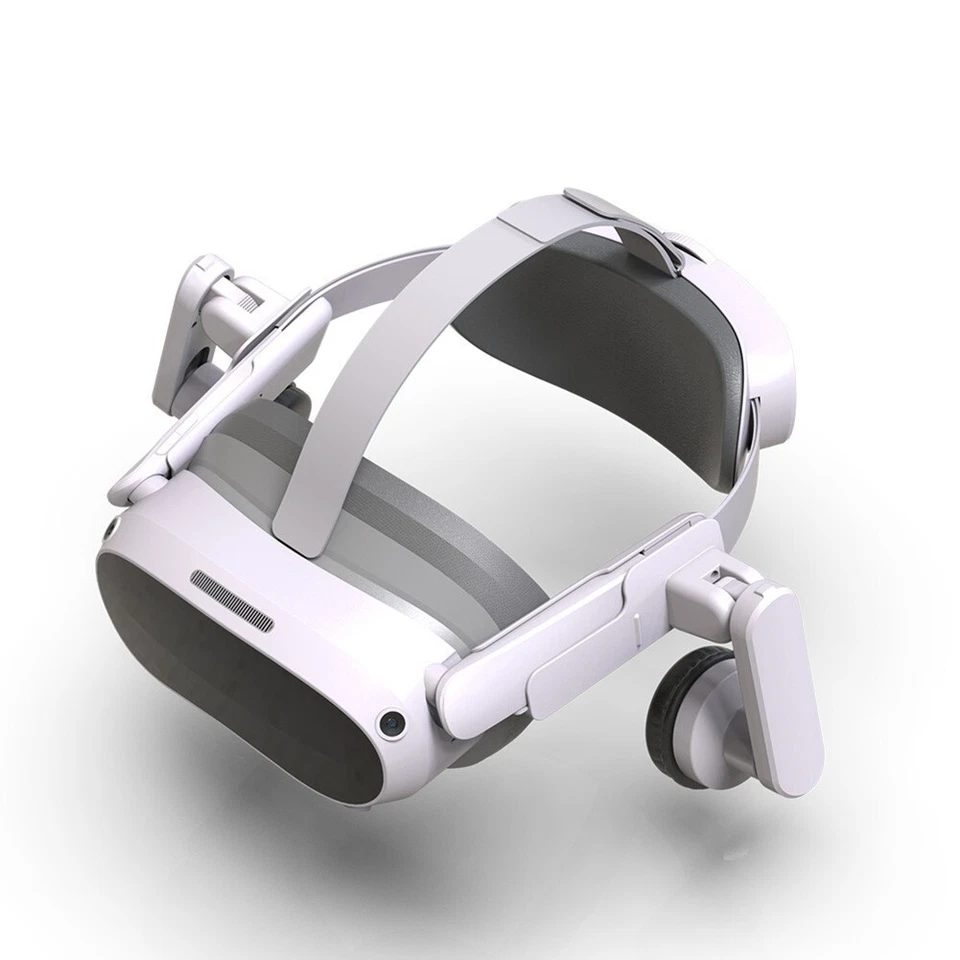 Sleek White Ear Protectors to Enhance For PICO4Ultra VR Audio Experience - Image 3 of 4