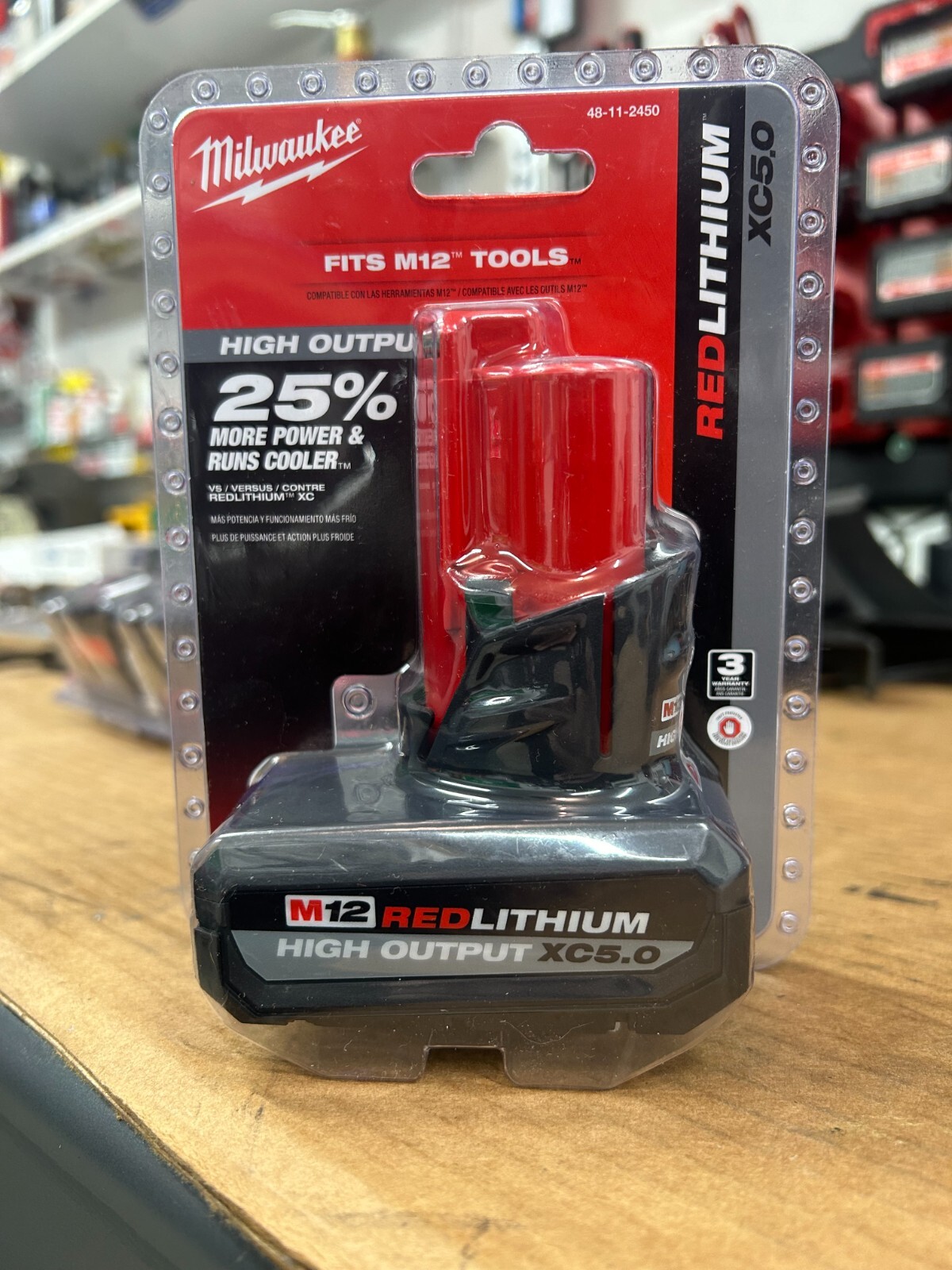 Milwaukee M12 REDLITHIUM HIGH OUTPUT XC 5.0 Battery Pack Brand New Unopened