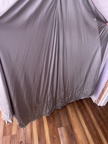 La Femme Mode Abschlussballkleid V-Ausschnitt RN #103544 silber Größe 4 - Bild 3 von 9