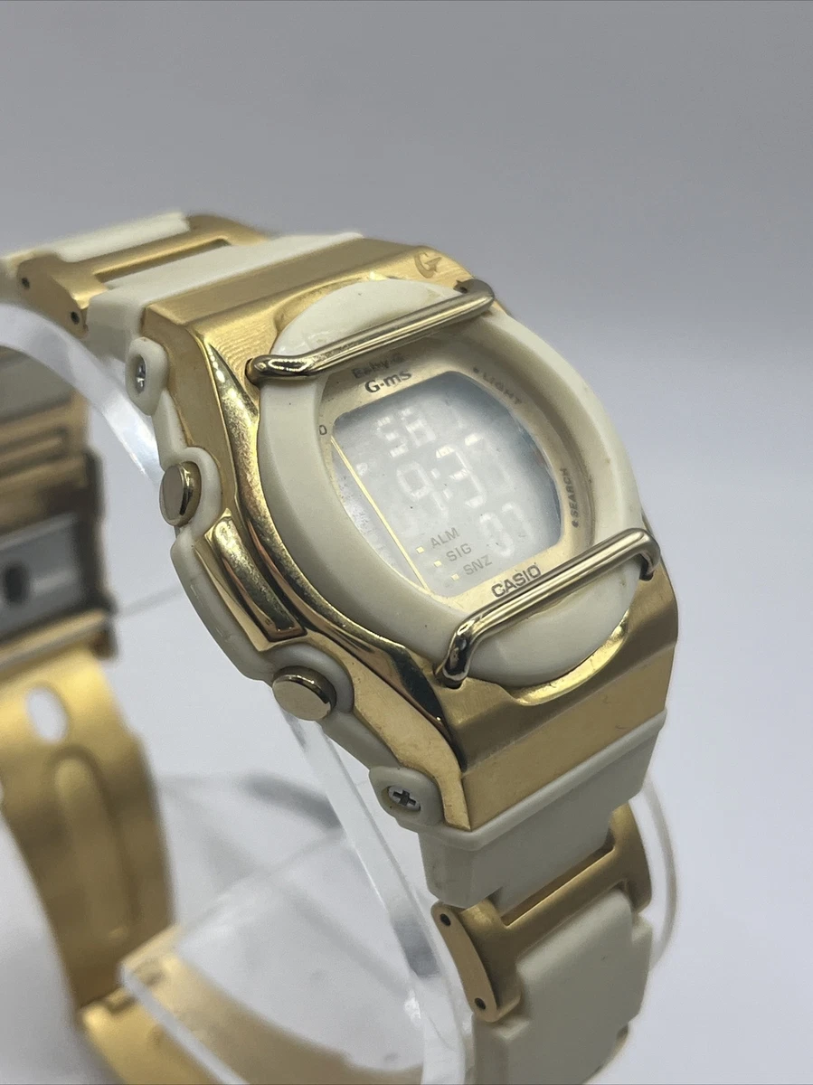 Rare CASIO G ms Gold Digital Baby G Women s Watch MSG 162CG New