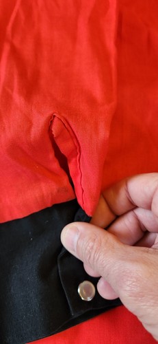 Vintage Pearl Snap Western Shirt Boys Size 5 Red Tassle Skull 70s Mongomery Ward - Picture 13 of 13