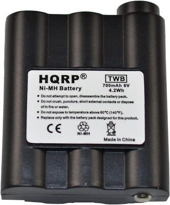 Battery Replacement for BATT-5R Midland GXT 1000 1050 Two-way Radio
