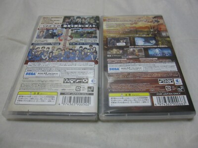 Valkyria Chronicles 2 & 3 & 3E2 Per Sony PSP – Set 3 Giochi Versione Giapponese (NTSC-J) Con Manuali