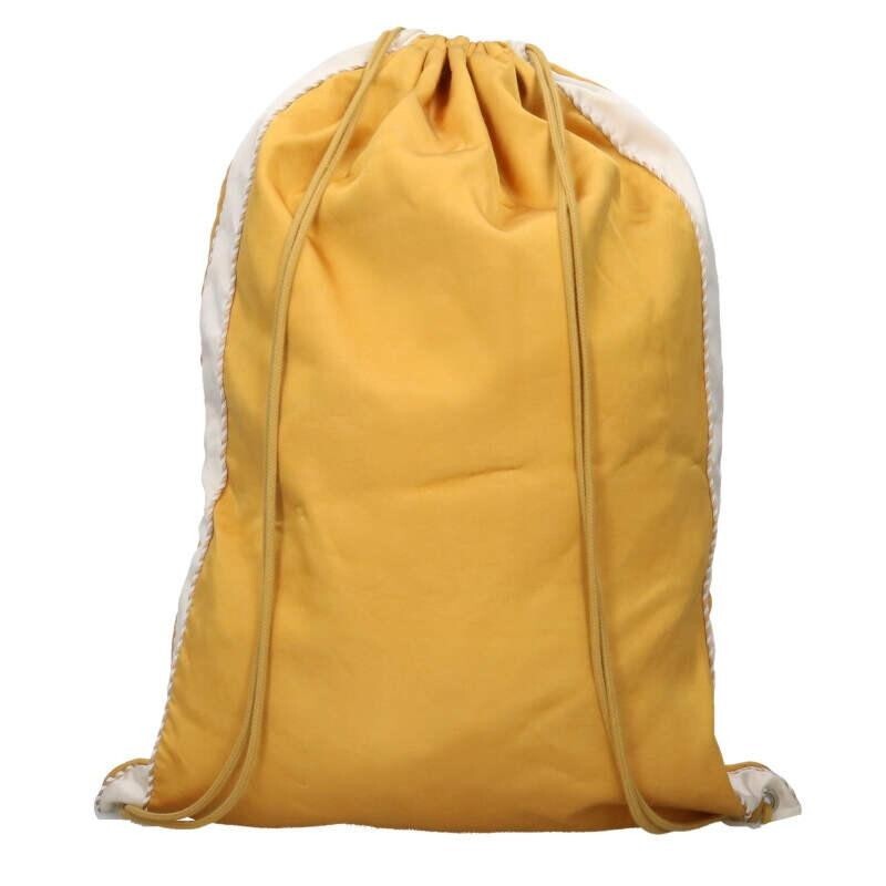 Doublet Chaos Embroidery Souvenir Knapsack Napsack Backpack Yellow