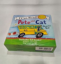 Pete the Cat Childrens Books Box, Lot Of 12