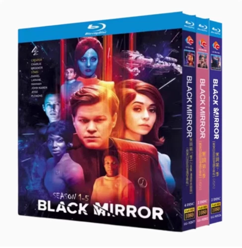 Black Mirror Season (1-7) 8-Disc All Region New Box Set