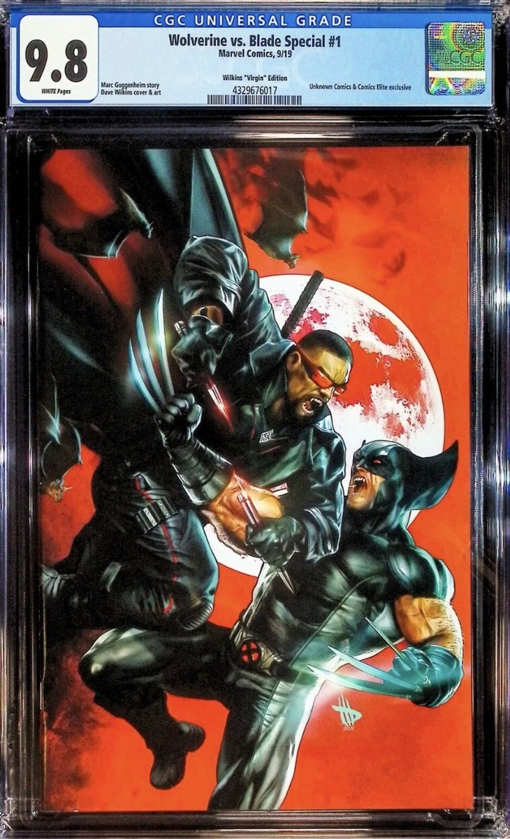 WOLVERINE VS BLADE SPECIAL #1 CGC 9.8 DAVE WILKINS VIRGIN VARIANT