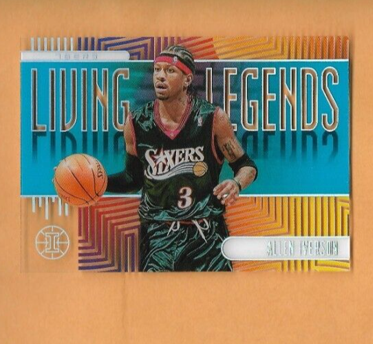 2019-2020 Panini Illusions Living Legends Sapphire Allen Iverson